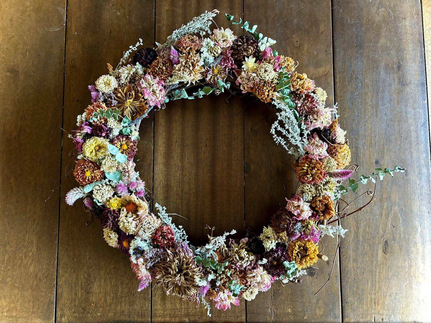Galentine's Dried Flower Wreath Workshop